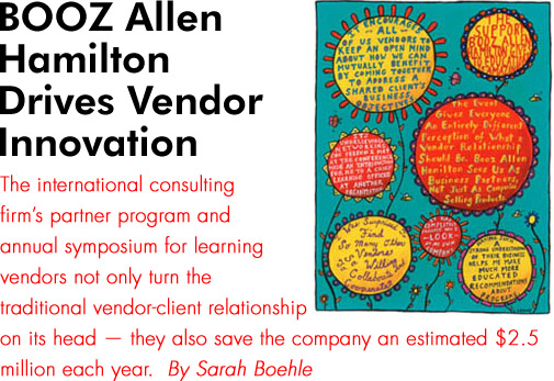 Corporate Event Magazine Article Booz Allen Hamilton Drives Vendor Innovation Spring 07