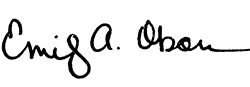 Emily Olson Signature