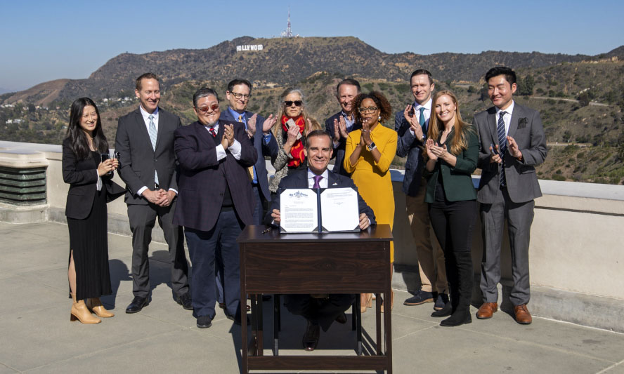 Los Angeles Mayor Garcetti Signs Executive Directive to Create Tourism  Cabinet and Bolster Los Angelesâ€™ Standing as a Global Destination